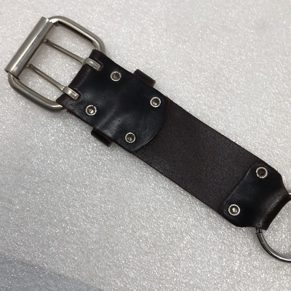 HIPWear Belt Brown Perferated Segmented Italian Leather Size Medium - Picture 12 of 17